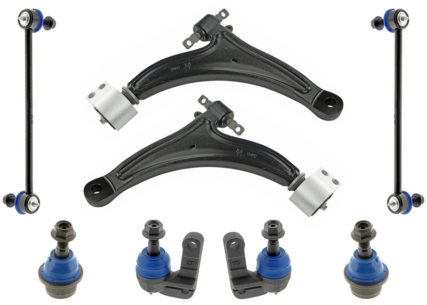 Frt Mevotech Lower Control Arms & Ball Joints For XTS 13-19 W/O Performance Pkg