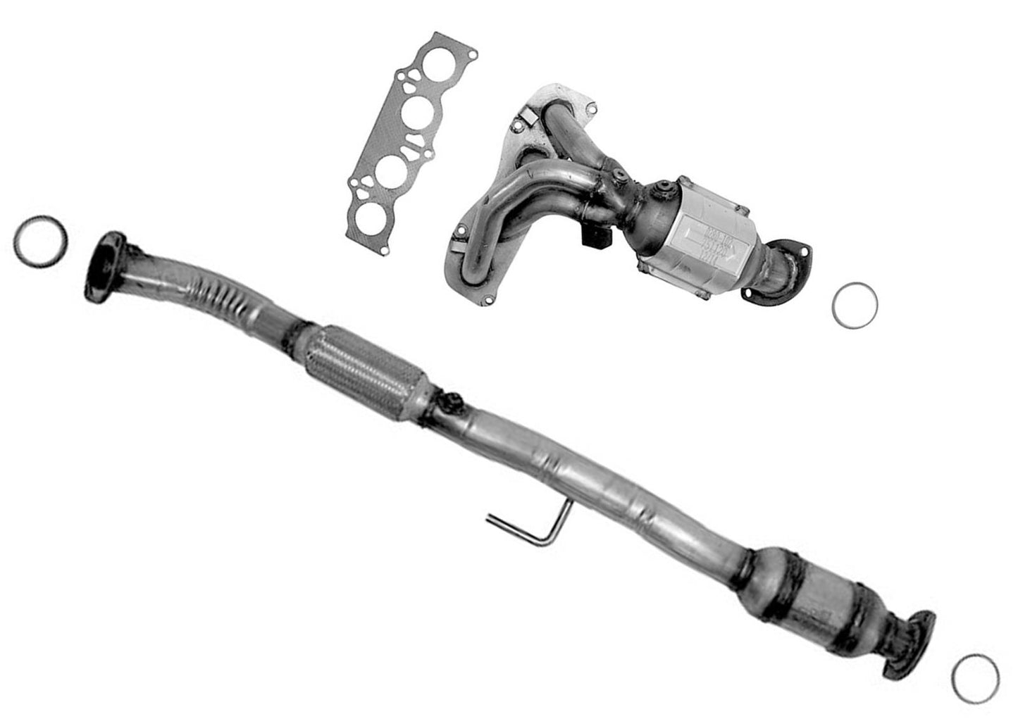 California CARB Approved Catalytic Converter For Toyota Camry 2002-2007 2.4L