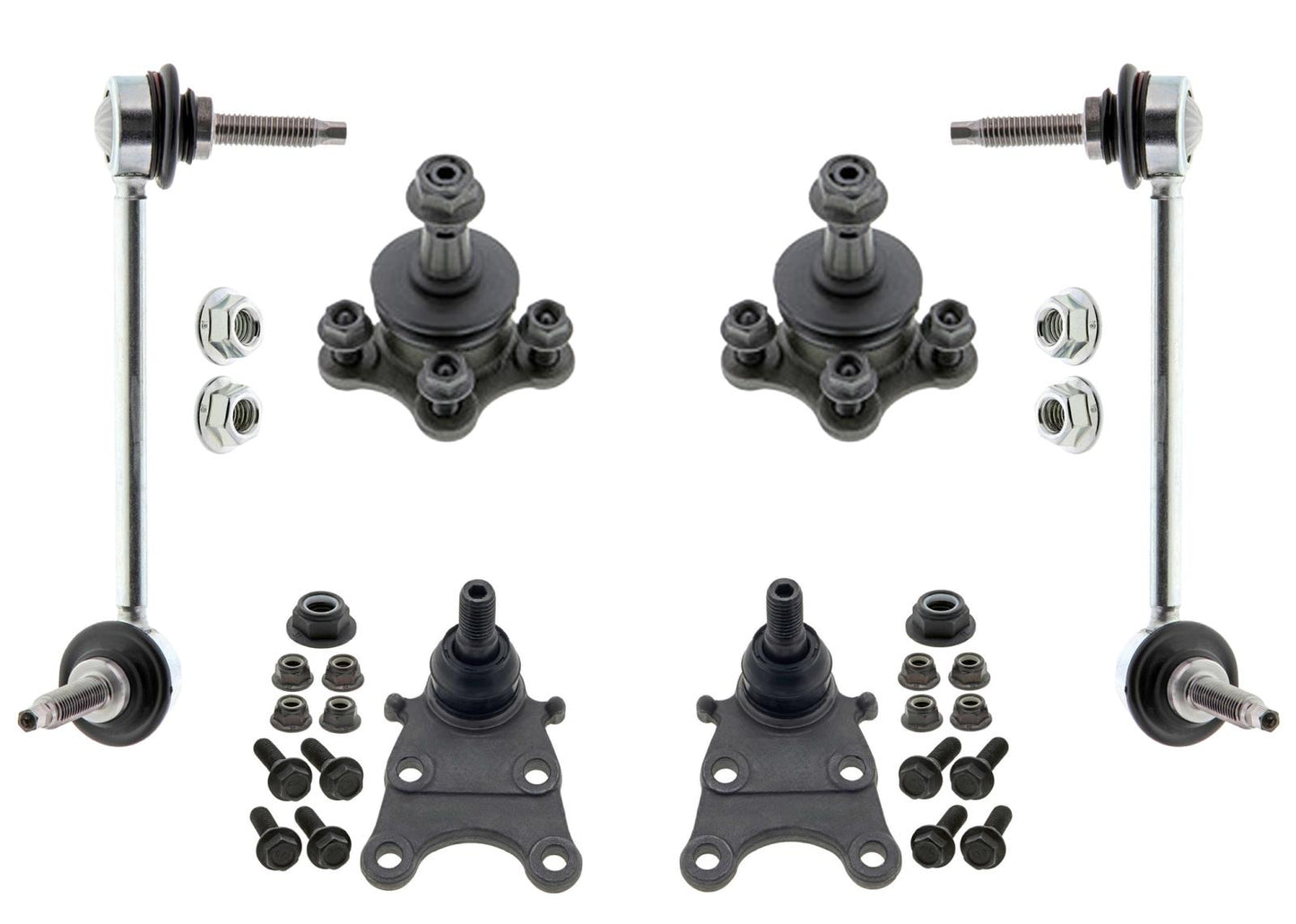 Upper and Lower Ball Joints Sway Br Kit For Chevrolet Colorado 4x4 4WD 2004-2012