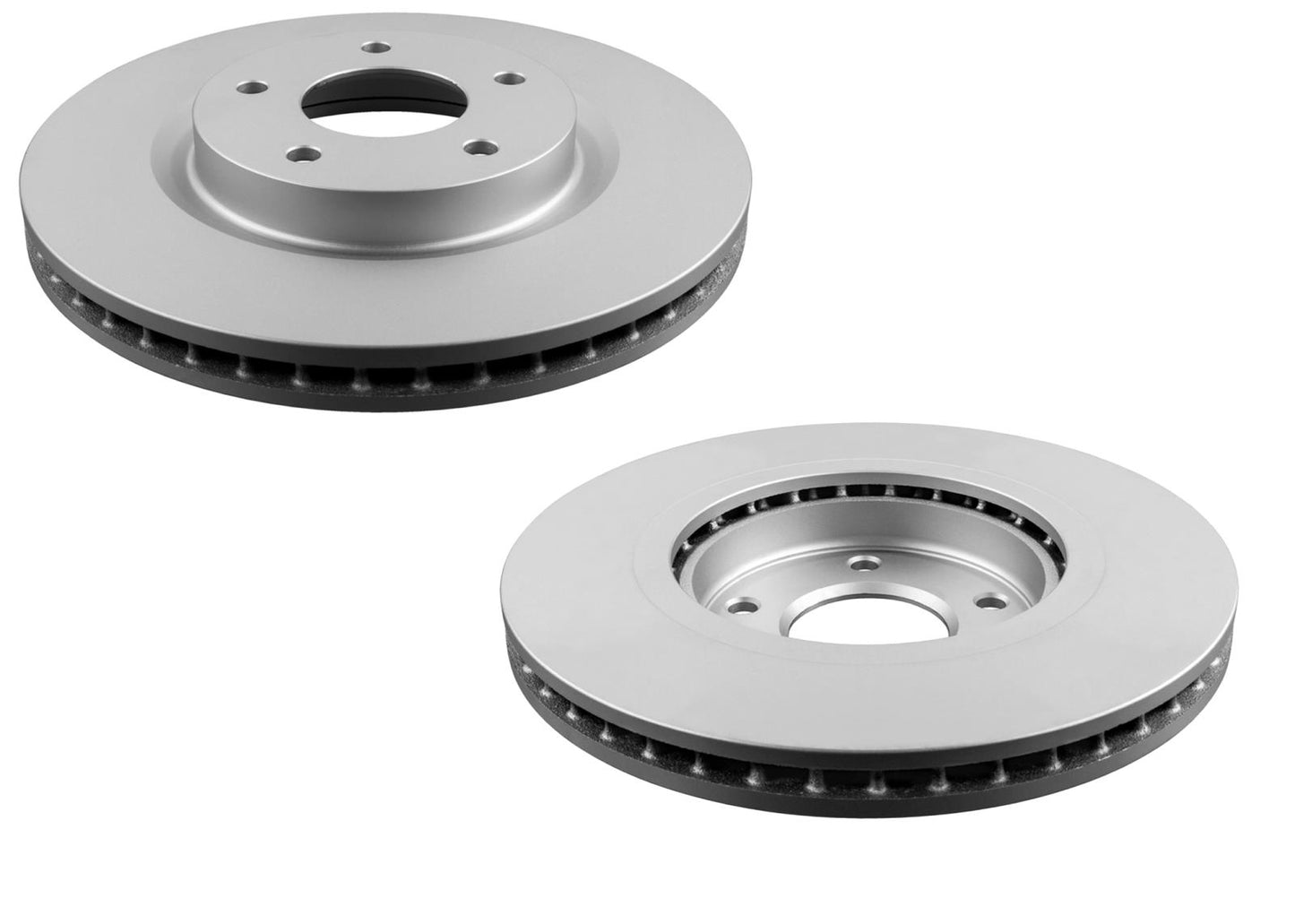 Front Coated Disc Brake Rotors & Pads for Nissan Rogue 2008 2009 2010 2012 2013