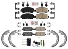 Front & Rear Ceramic Disc Brake Pads Shoes for Nissan Rogue 2008 2010 2012 2013