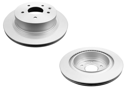 Rear Coated Disc Brake Rotors & Pads Shoes for Nissan Rogue Sport 2017 2020 2022