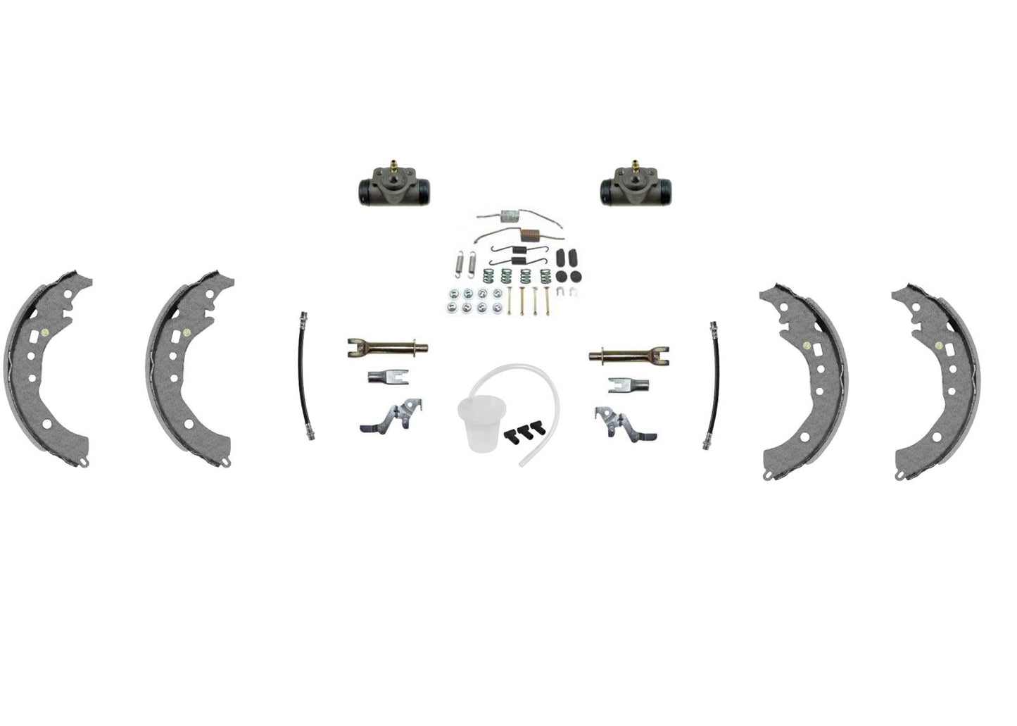 Rear Brake Drums Shoes Cylinders Hardware for Scion xD 2008 2010 2011 2012 2014