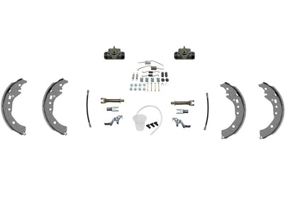 Rear Brake Drums Shoes Cylinders Hardware for Scion xD 2008 2010 2011 2012 2014