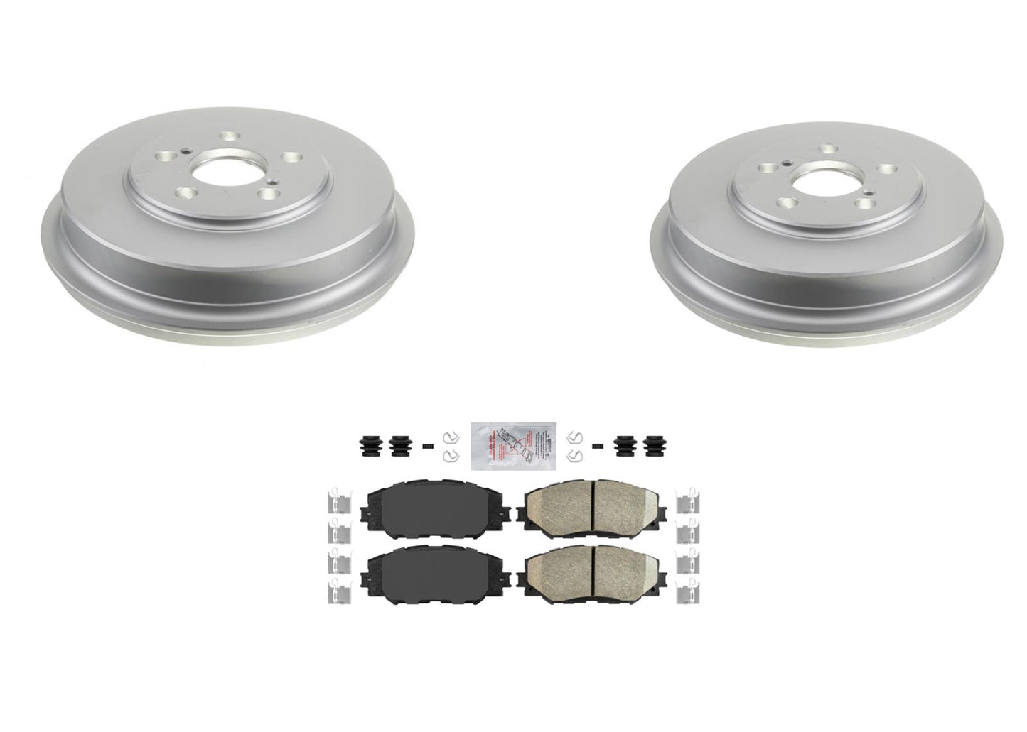 Rear Brake Drums Shoes Cylinders Hardware for Scion xD 2008 2010 2011 2012 2014
