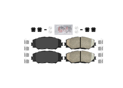 Coated Front Disc Brake Rotors & Pads Hardware for Scion xD 2008 2010 2011 2014