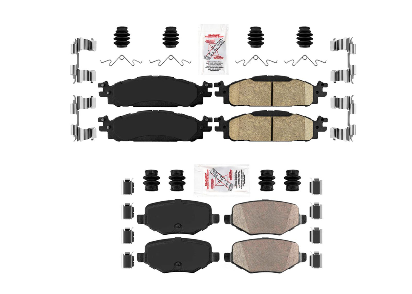 Coated Disc Brake Rotors & Pads for Ford Explorer 2011-2019 With 325MM Rotors