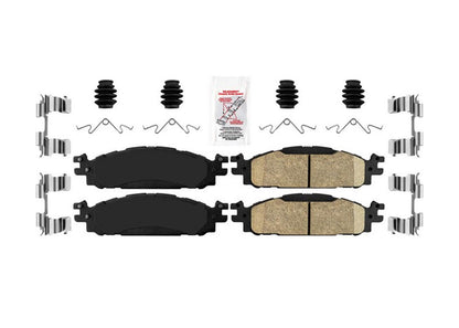 AME Front & Rear Disc Brake Pads for Ford Explorer with 2011-2019 325MM Rotors
