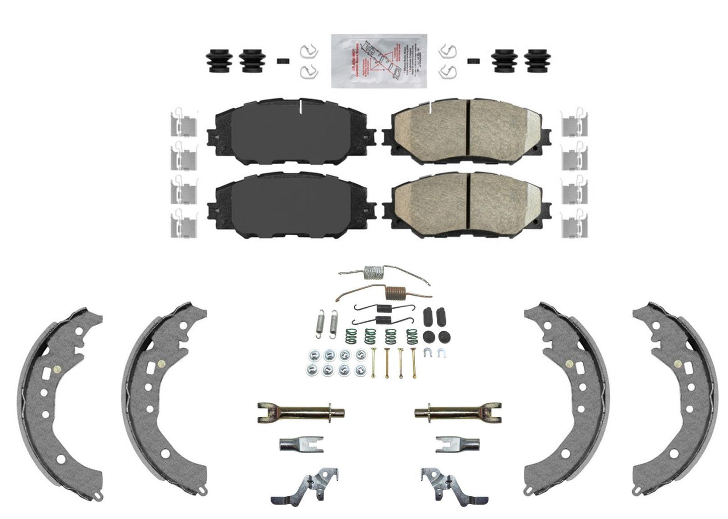 Disc Brake Pads & Brake Shoes Adjusters Hardware for Scion xD 2008 2011 2014