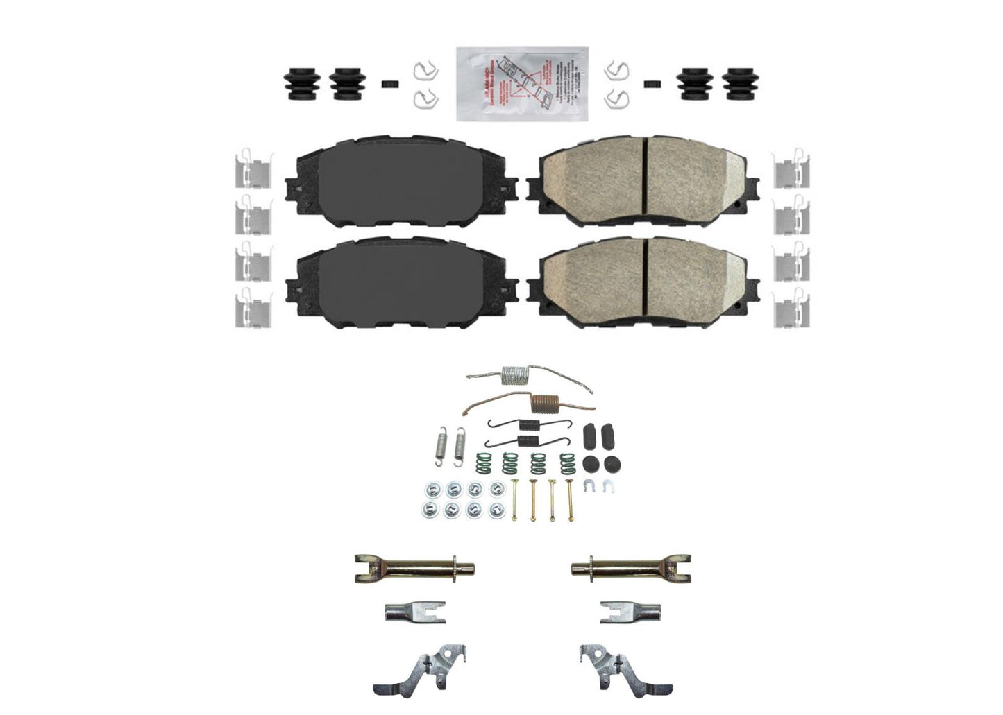 Disc Brake Pads & Brake Shoes Adjusters Hardware for Scion xD 2008 2011 2014