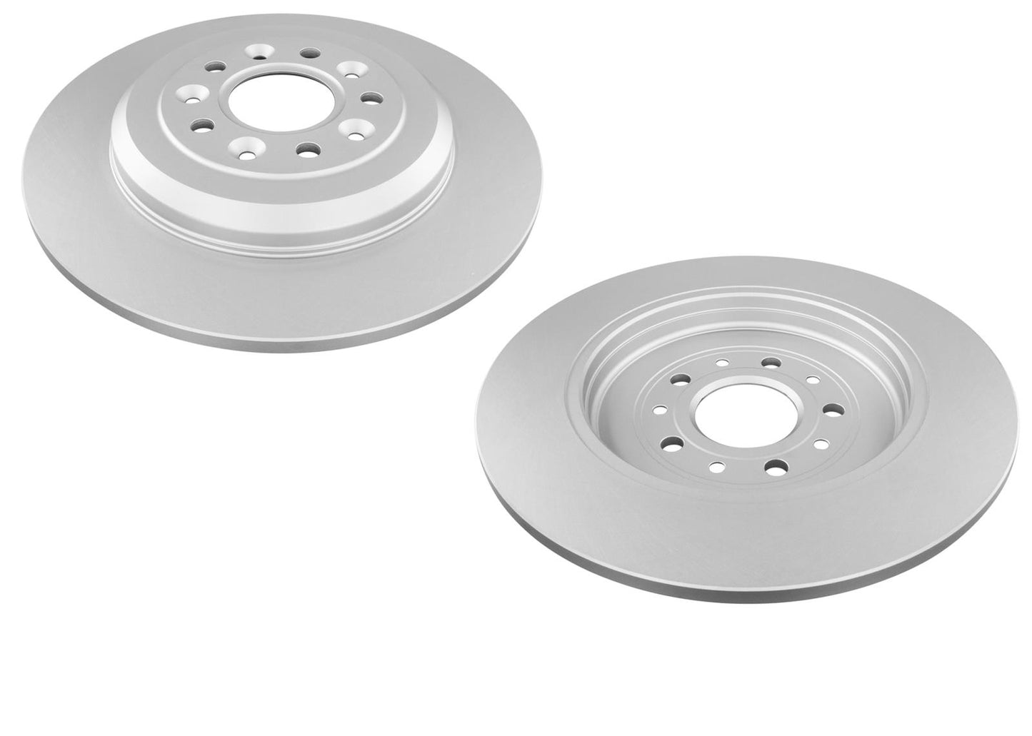 Rear Coated Disc Brake Rotors & Pads for Ford Explorer 2011-2019 w/325MM Rotors