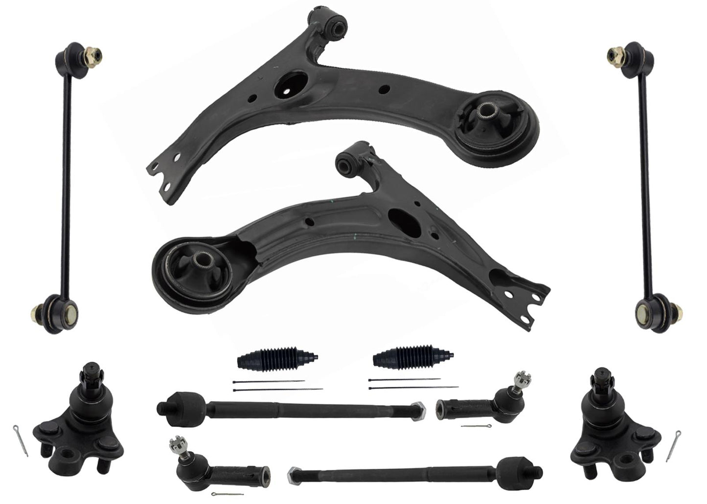 Control Arms BJ Tie Rod End Built in USA For Toyota Corolla 1.8L 2009 2010 2013