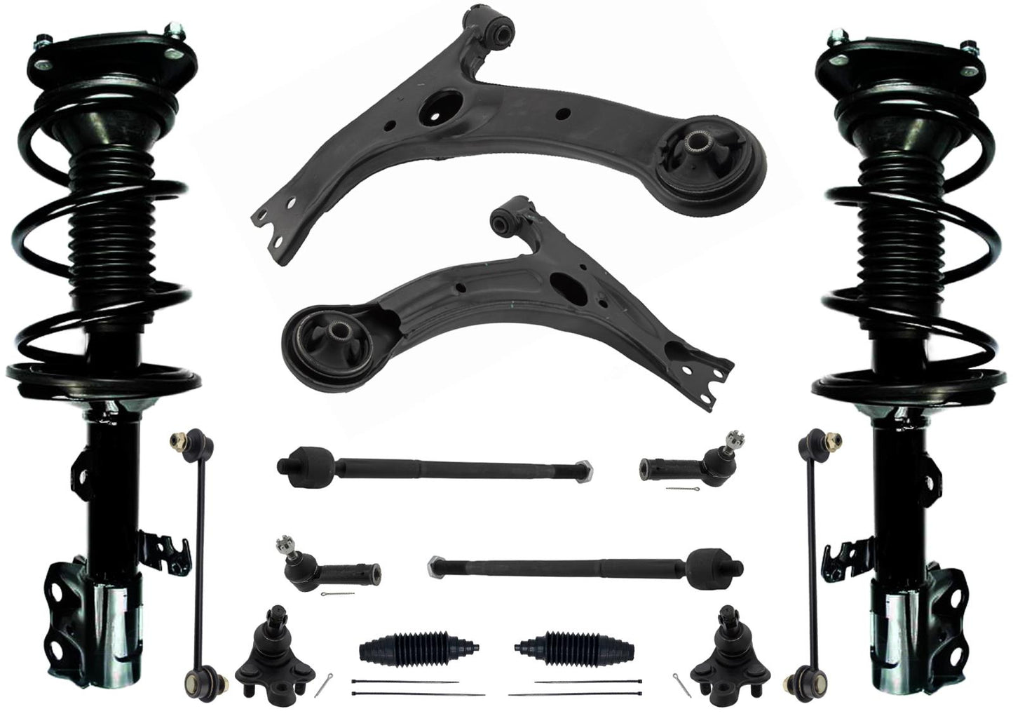 Control Arms BJ Tie Rod End Built in USA For Toyota Corolla 1.8L 2009 2010 2013