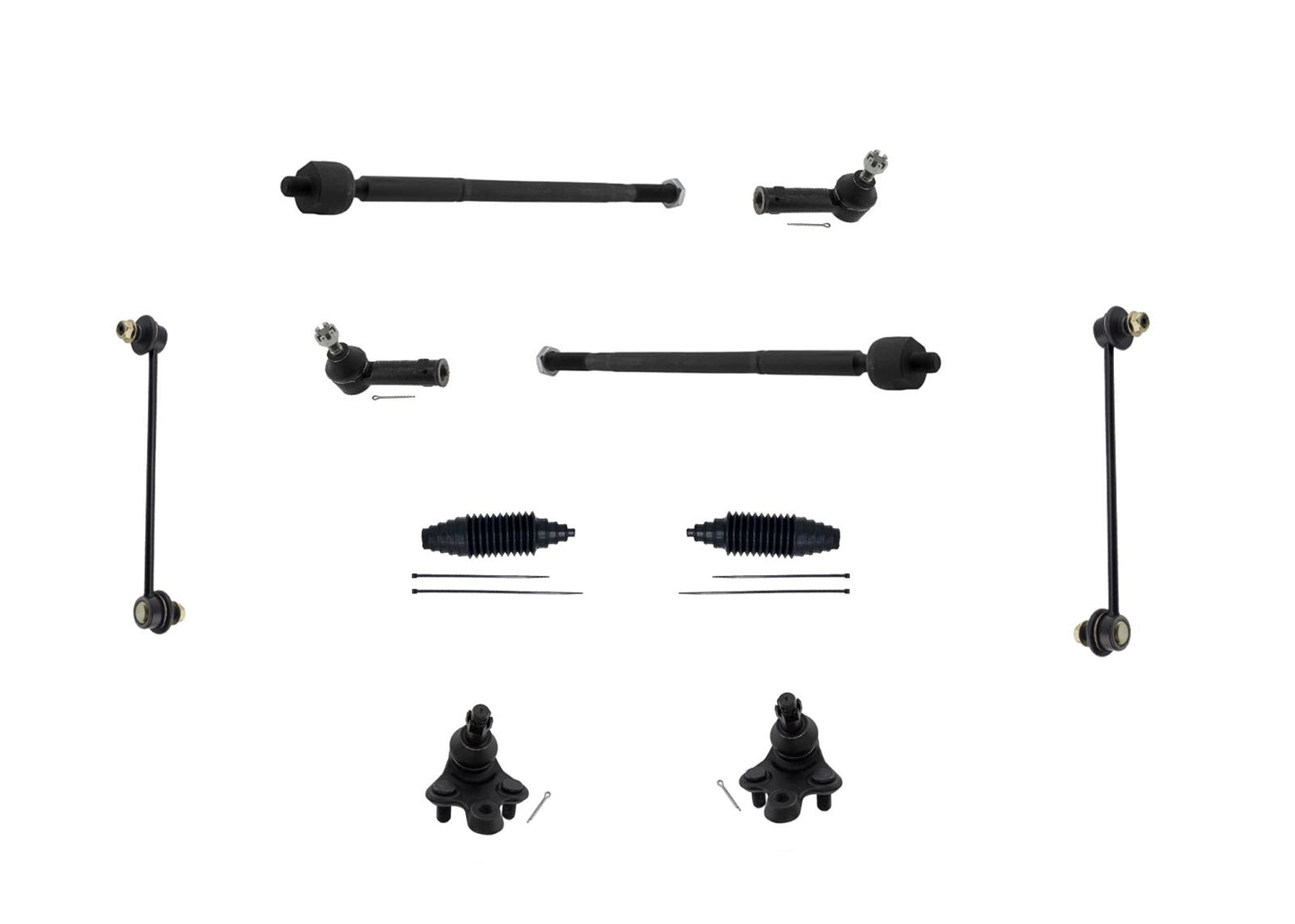 Control Arms BJ Tie Rod End Built in USA For Toyota Corolla 1.8L 2009 2010 2013