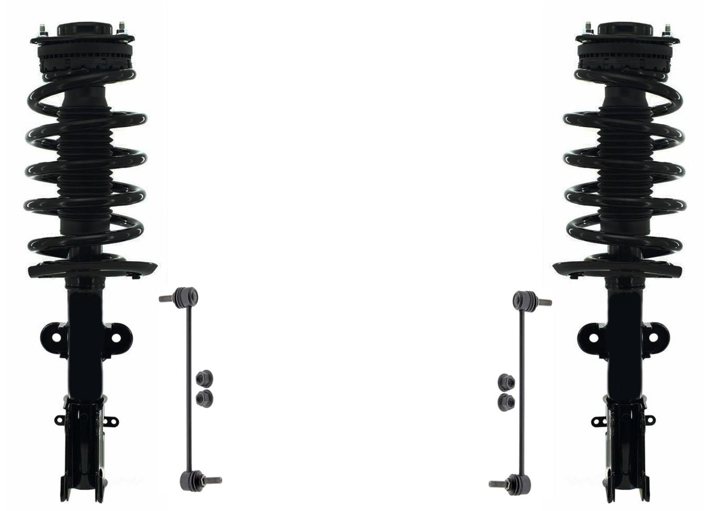 Front Coil Spring Struts Sway Bar Links For Dodge Grand Caravan 2011-2020 R/T