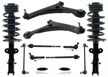 Front Coil Spring Struts Control Arms Tie Rods For Dodge Grand Caravan R/T 11-20