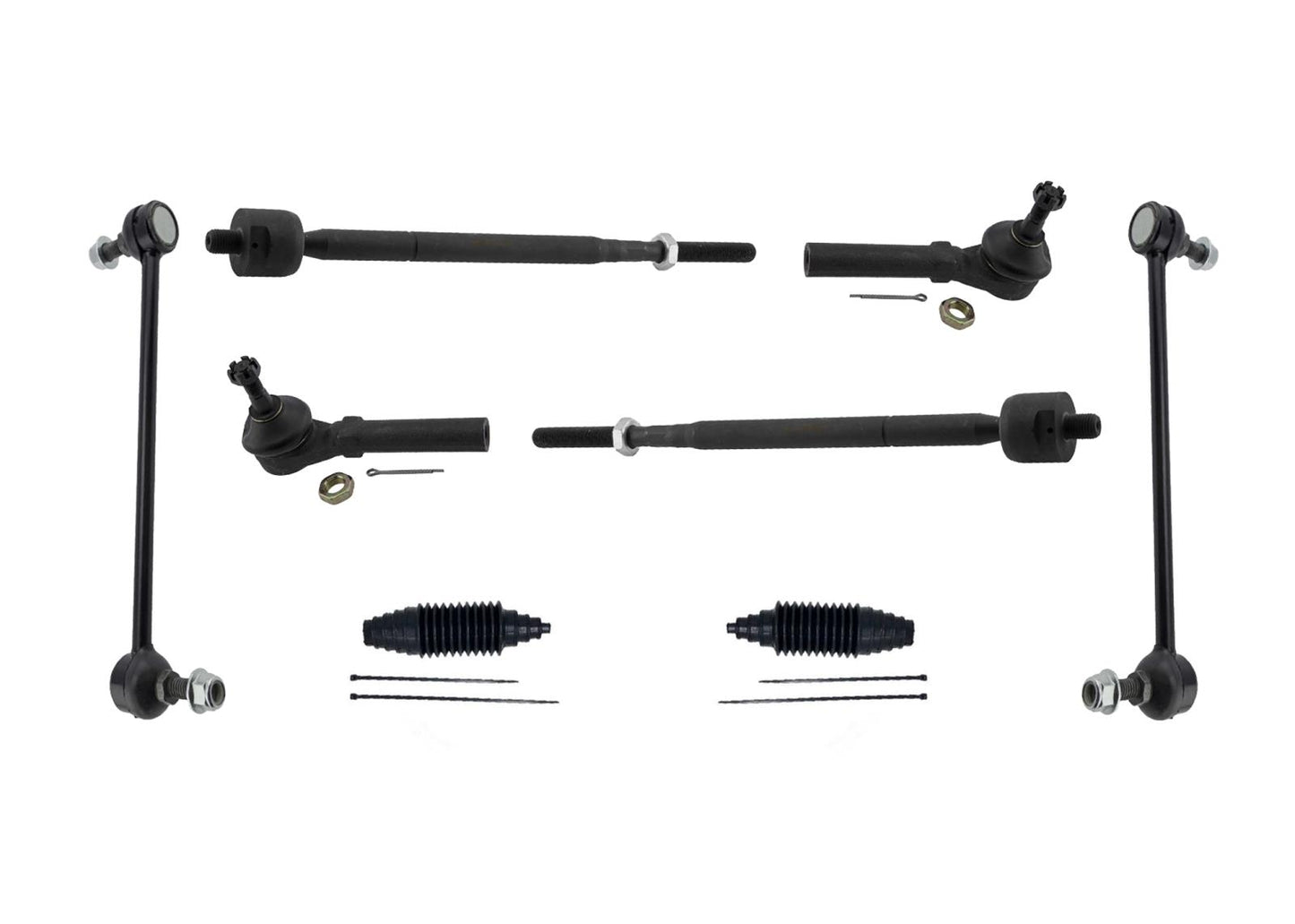 Front Coil Spring Struts Control Arms Tie Rods For Dodge Grand Caravan R/T 11-20