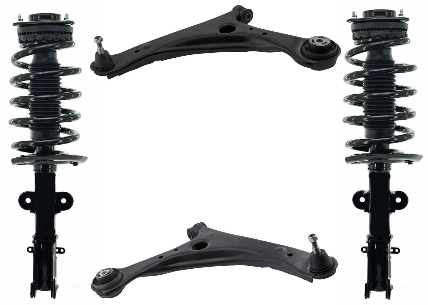 Front Coil Spring Struts Control Arms Tie Rods For Dodge Grand Caravan R/T 11-20
