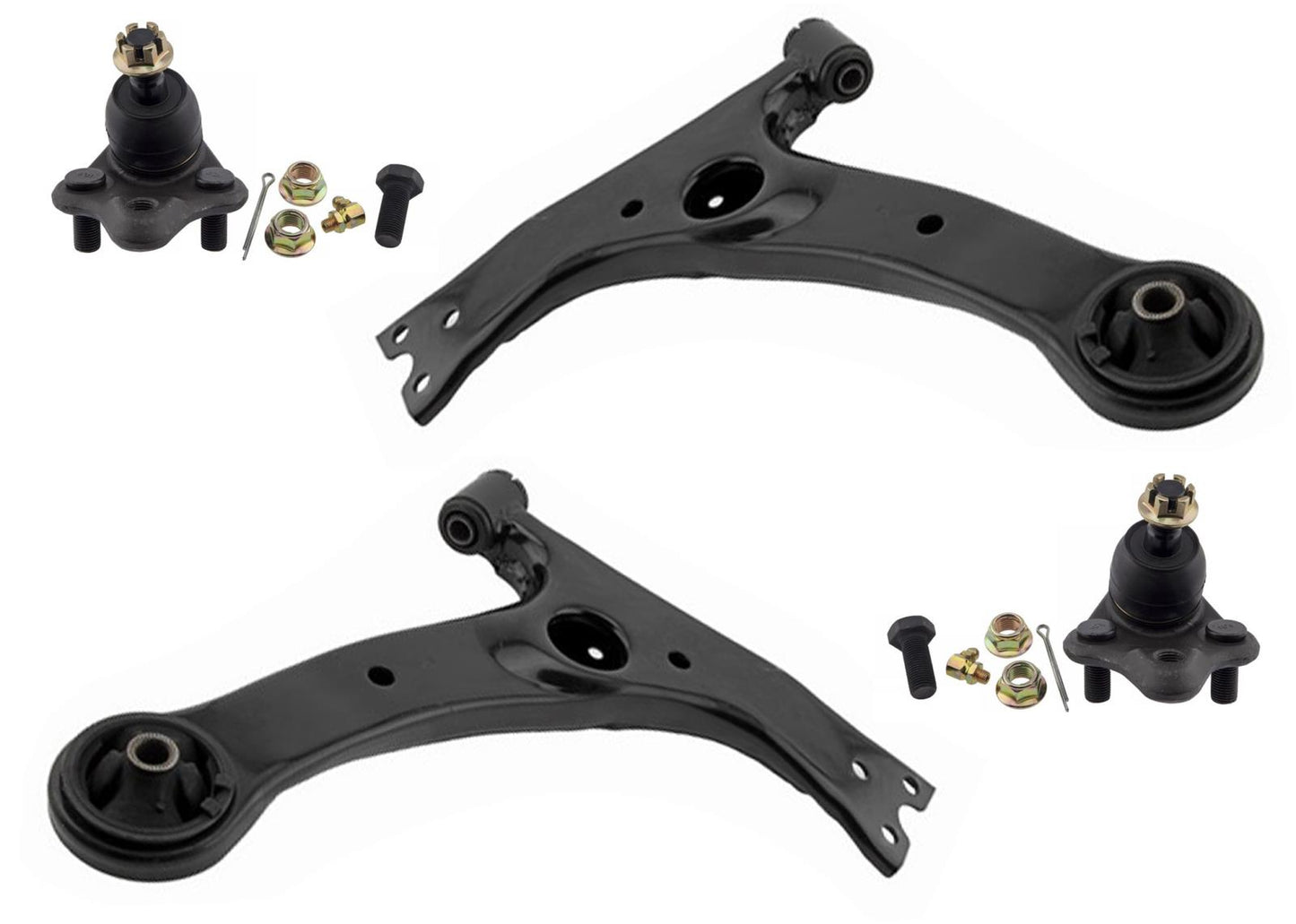 For 2005 2007 2009 Toyota Prius Front Lower Control Arm and Ball Joints Bushings