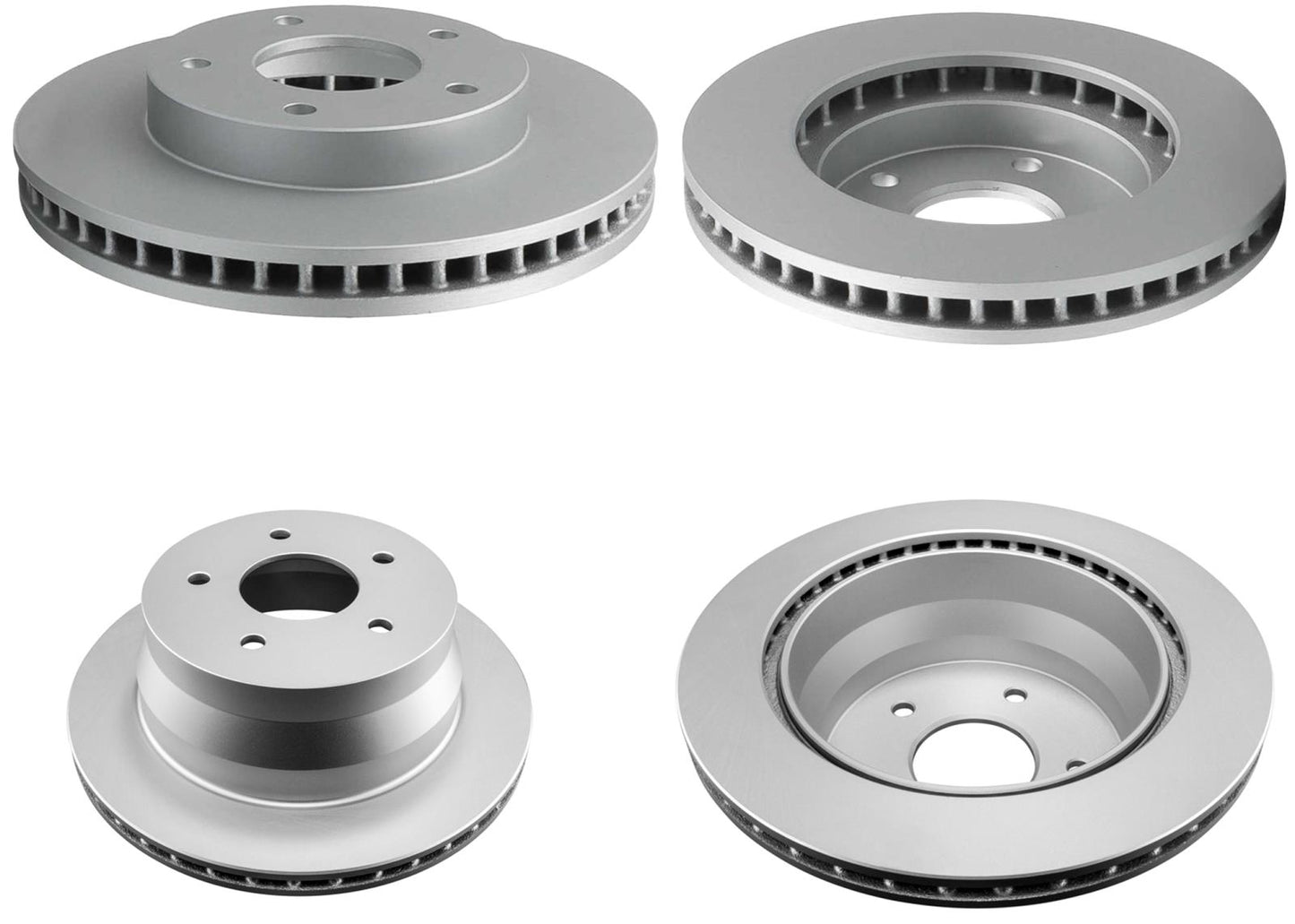 Front & Rear Coated Disc Brake Rotors & Pads for Chevrolet Blazer 1998 2001 2005