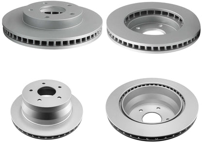Front & Rear Coated Disc Brake Rotors & Pads for Chevrolet Blazer 1998 2001 2005