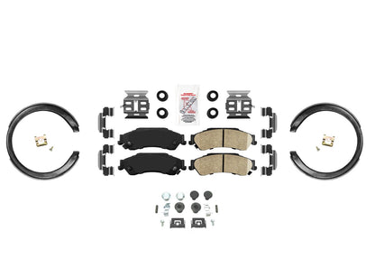 Rear Coated Disc Brake Rotors & Pads Parking Shoe for Chevrolet Blazer 1998-2005
