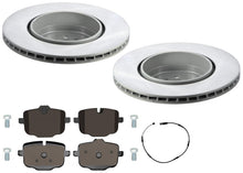 Rear 345MM GEO Coated Rotors & EPS Brake Pads For BMW 640i 2012 2013 2015 2018 - Photo 1