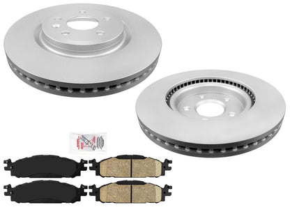 for 2011 2019 Ford Explorer 325MM 12 51/64 Standard Front Brake Rotors & Pads
