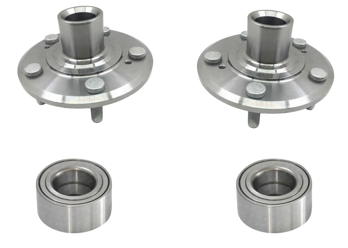 2 Front Hub & Hub Bearing for Honda CR-V Honda Prelude 1997 1998 1999 2000 2001