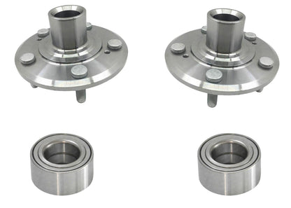 2 Front Hub & Hub Bearing for Honda CR-V Honda Prelude 1997 1998 1999 2000 2001