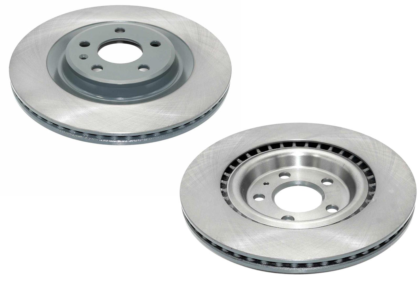 Rear Coated Disc Brake Rotors & Brake Pads for Audi SQ5 2014 2015 2016 2017