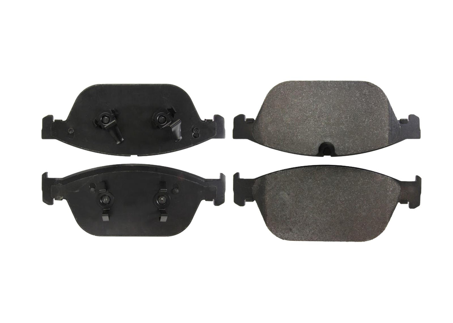 Front Coated Disc Brake Rotors & Brake Pads for Audi SQ5 2014 2015 2016 2017