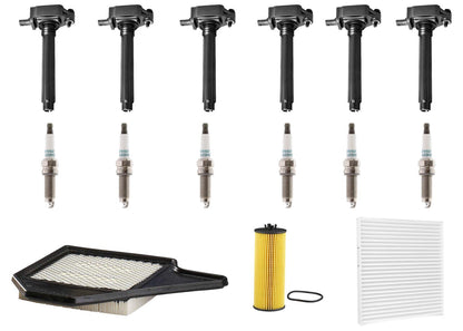 Ignition Coils OE Spark Plug Tune Up Kit For Town & Country 3.6L 2011 2012 2013
