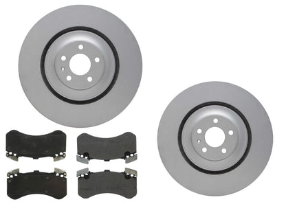 Front Coated Disc Brake Rotors & Pad for Audi S6 S7 S8 2013 2014 2016 2017 2018