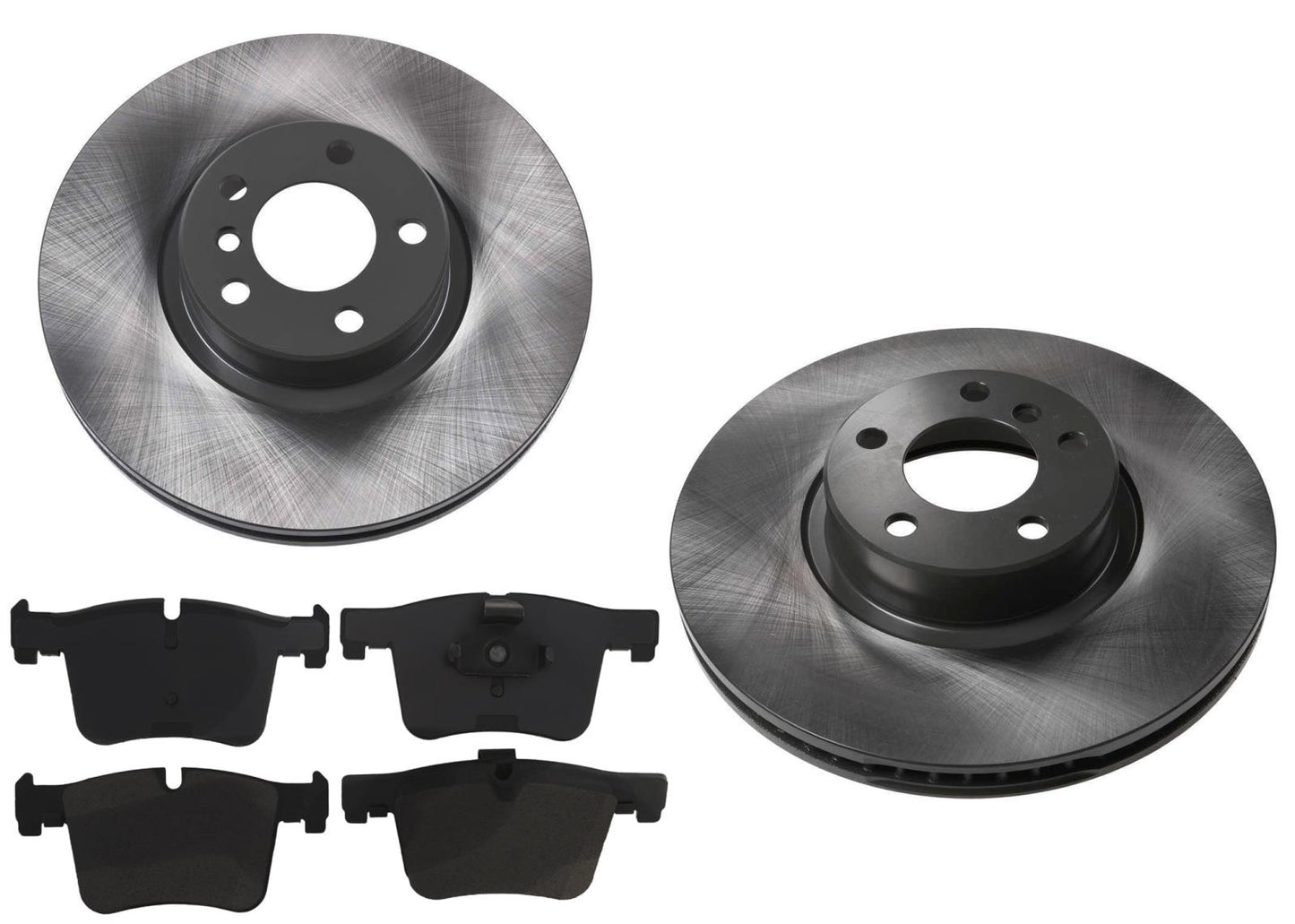 Upgraded Front GEO Coated Rotors & EPS Brake Pads For BMW X4 M40i 2016 2017 2018