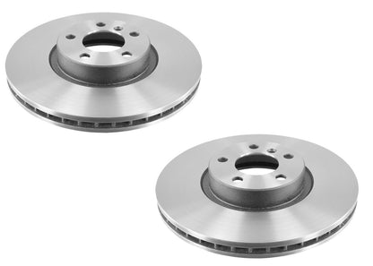 Front Carbon Coated Rotors & EPS Brake Pads For BMW X5 3.0L 2009-2018 xDrive35d