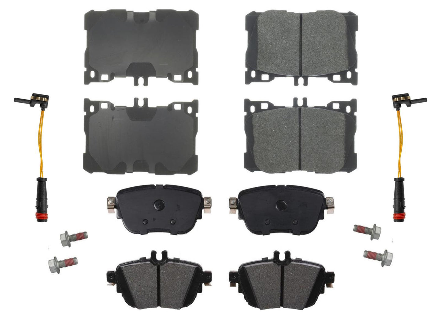 Front & Rear Disc Brake Pads for Mercedes Benz E300 4Matic Sport 2017 2018 2019