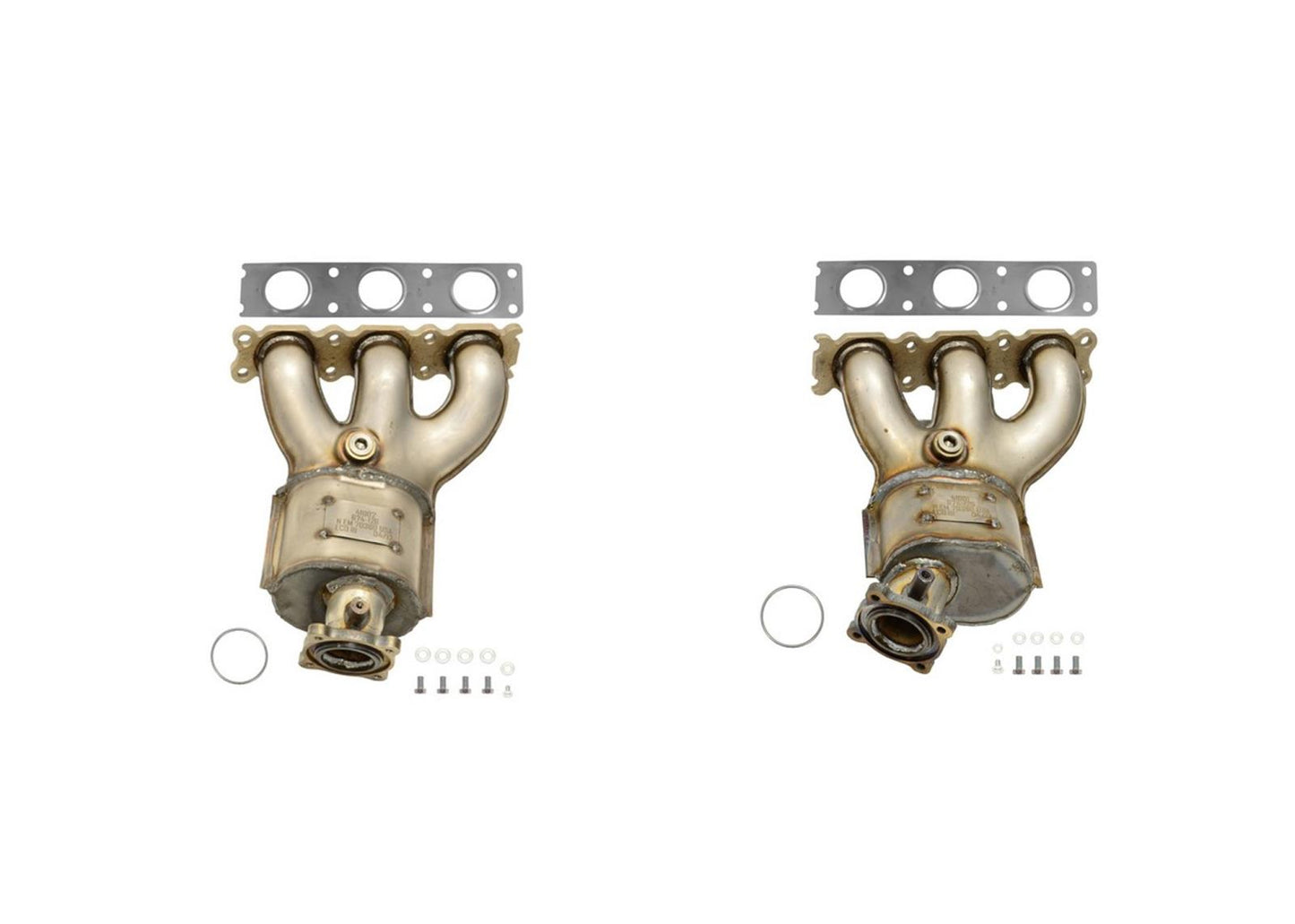 Front Left Right Lower Catalytic Converters for Volvo XC90 3.2L 2007 2009 2010