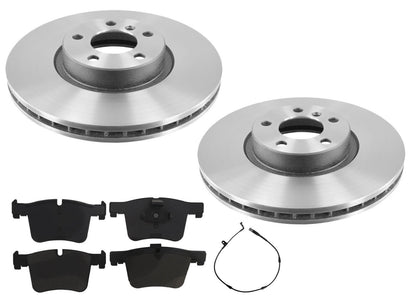 Front Carbon Coated Rotors & EPS Brake Pads For BMW X5 3.0L xDrive35i 2007-2018