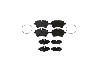 Front & Rear Coated Rotors & EPS Brake Pads For Cooper Countryman S 2011-2016