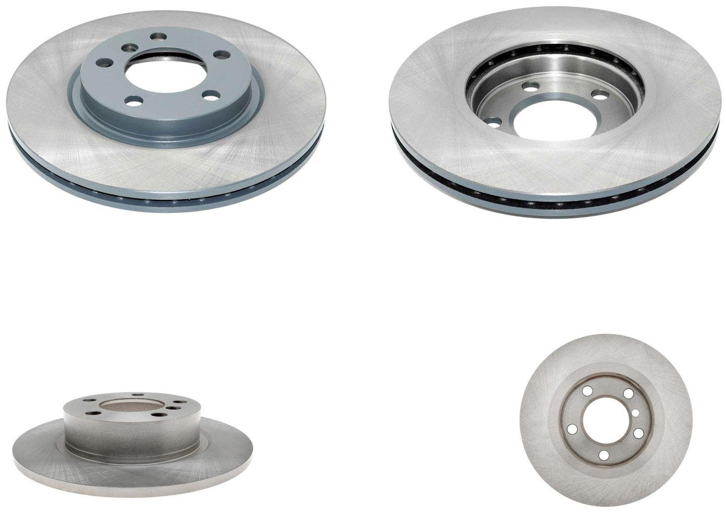 Front & Rear Coated Rotors & EPS Brake Pads For Cooper Countryman S 2011-2016