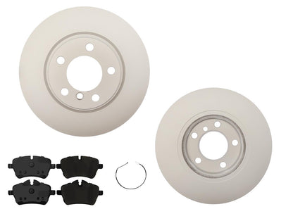Front Coated Rotors & EPS Brake Pads For Cooper Countryman Base 2011 2012 2016
