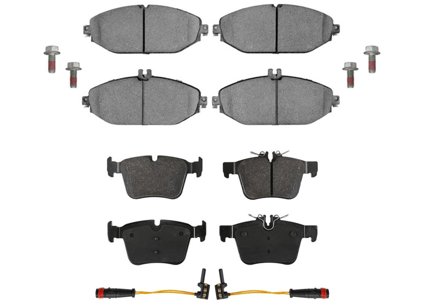 Front & Rear EPS R90 Certified Brake Pads For Mercedes Benz C300 2015 2018 2023