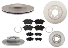 Front & Rear Coated Rotors & EPS Brake Pads For Cooper Countryman Base 2011-2016 - Photo 1