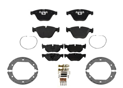 Front & Rear EPS R90 Certified Brake Pads & Shoes For BMW X1 xDrive28i 12-15