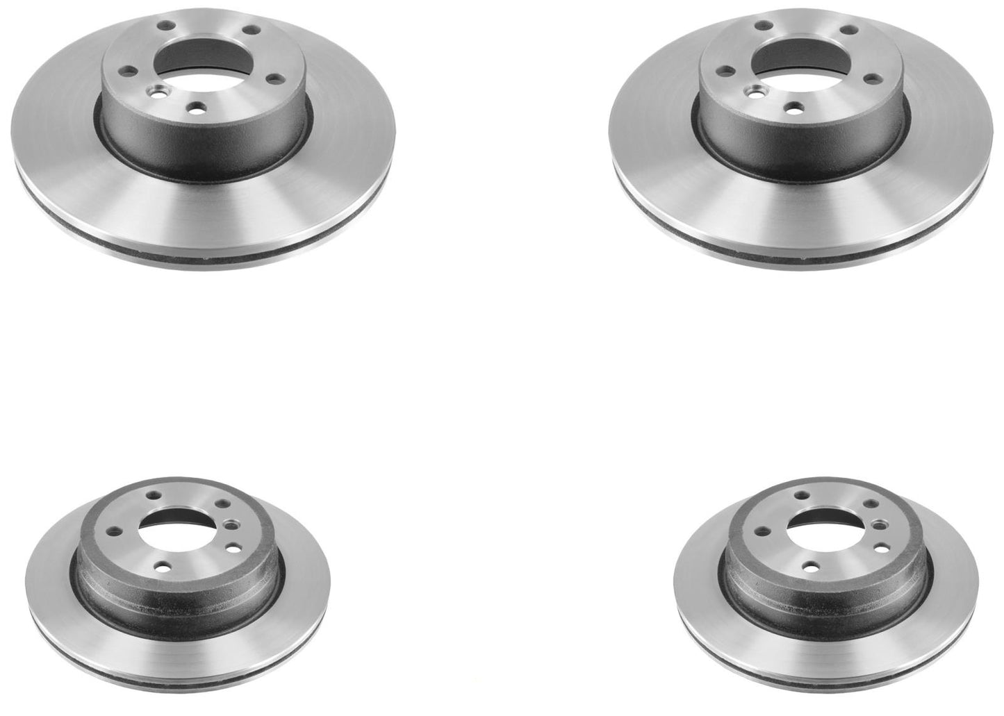 Front & Rear Carbon Rotors & EPS Brake Pads For BMW X1 xDrive28i 2012 2014 2015