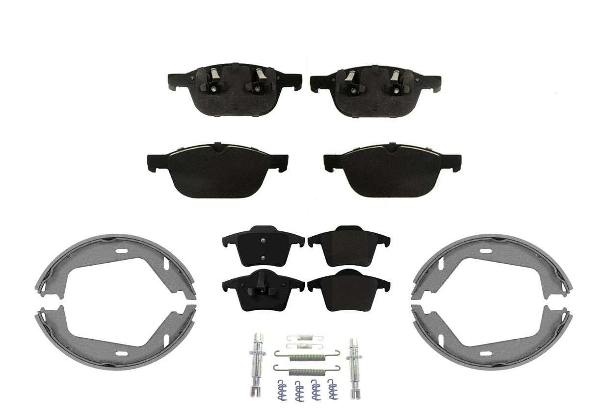 Front & Rear EPS R90 Certified Brake Pads & Shoes For XC90 2003-2014 W/328MM - Photo 1