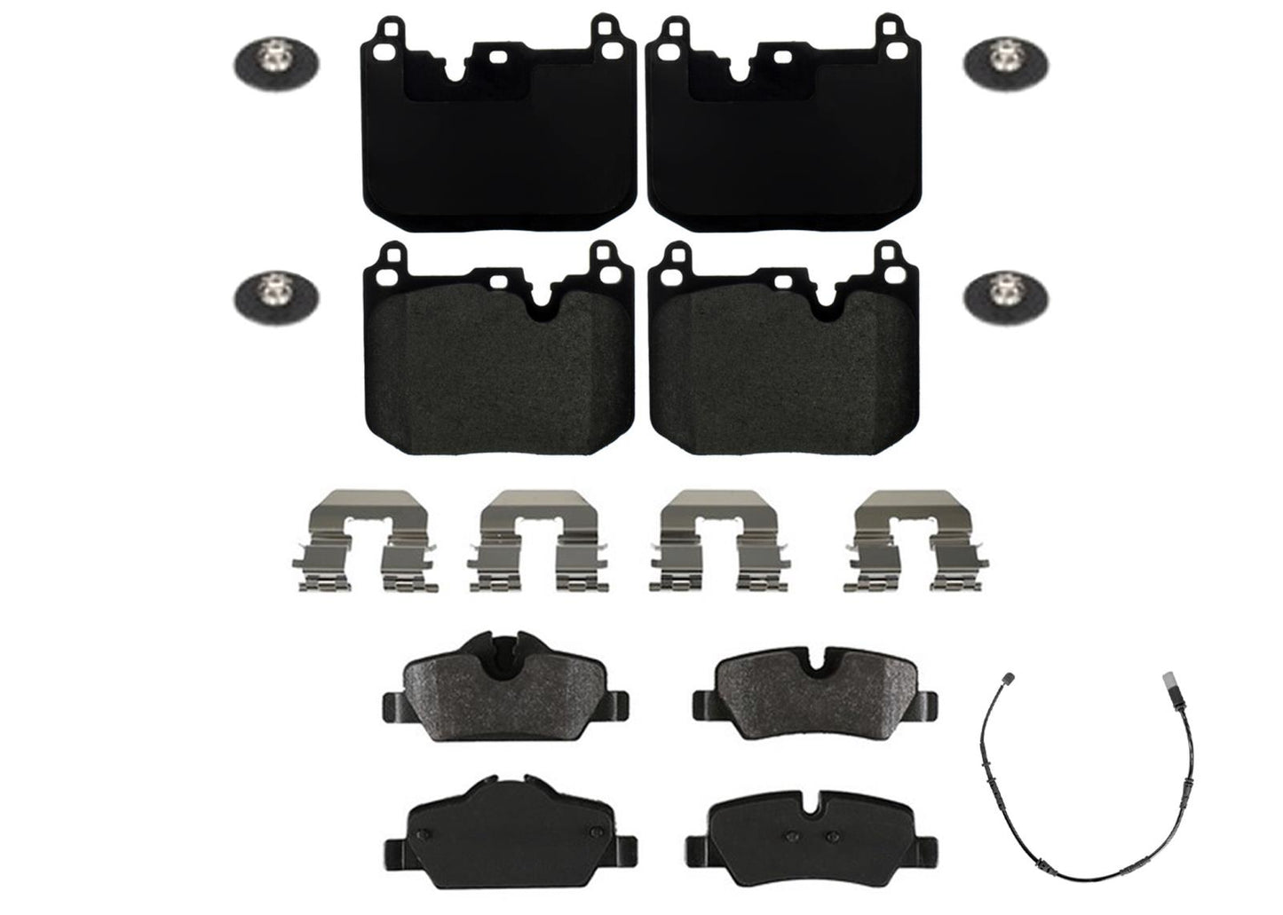 Front & Rear EPS R90 Certified Brake Pads For Cooper John Cooper Works 15-2019