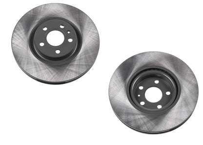 Front GEO Coated Rotors & EPS Brake Pads For Volvo XC40 2019 2022 2024 322MM