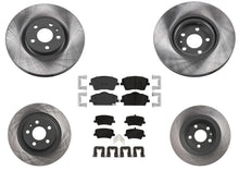 Front & Rear Coated Rotors & EPS Brake Pads For XC40 2019 2023 2024 322MM 302MM - Photo 1
